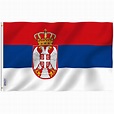 Fly Breeze Serbia Flag 3x5 Foot - Anley Flags