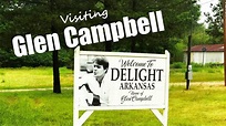 FAMOUS GRAVE - Visiting Singer Glen Campbell At Campbell Cemetery In ...