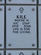 Wayne Norris Kile (1939-2018): homenaje de Find a Grave