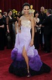 Zoe Saldana at the 2010 Academy Awards | Historic Oscars Red Carpet ...