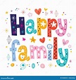 Happy family stock vector. Illustration of classic, ornate - 53486533