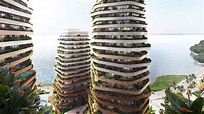 MVRDV reveals The Hills residential towers with earth tones and flowing ...