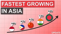Top 20 Fastest Growing Asian Countries 2019 (Updated) - YouTube