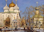 The Annunciation Day, 1922 - Konstantin Yuon - WikiArt.org
