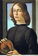 Sandro Botticelli Retrato de un joven con un medallón, 1485 ...