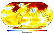 Printable World Temperature Map Template in PDF