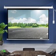 120" Projector Screen Electric Motorised Projection Retractable 3D Home ...