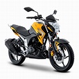 Motometa Detalles Motocicleta Italika 250SZ amarillo 2024