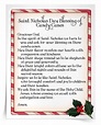 Saint Nicholas Day Blessing of Candy Canes Prayer Card | Sadlier Religion