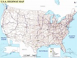 Printable Us Map With Interstate Highways - Printable Maps