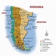 Mapa de la Patagonia con sus zonas | Patagonia, Argentina map, Map