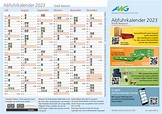 Der Abfuhrkalender 2023 im neuen Look - AWG