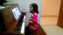 Cali piano "Ode to Joy" 4/17 - YouTube