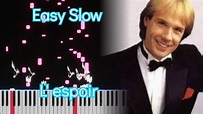 L' espoir / Richard Clayderman/ 水邊的祈禱 | EASY SLOW Piano Tutorial - YouTube