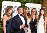 Sylvester Stallone Makes the Golden Globes a Family Affair Picture ...