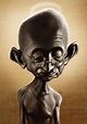 Gandhi Caricature by davisales on DeviantArt