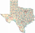 Mapas Detallados de Texas para Descargar Gratis e Imprimir