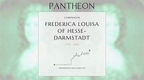 Frederica Louisa of Hesse-Darmstadt Biography - Queen of Prussia from ...
