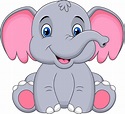 Cute baby elephant cartoon 10756911 Vector Art at Vecteezy