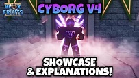 CYBORG V4 Abilities Showcase & Explanation!! (Blox Fruits) - YouTube