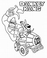 Dibujos de Donkey Kong y Diddy Kong para Colorear para Colorear, Pintar ...