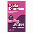 Pepto Bismol Diarrhea CAPLETS, Anti Diarrhea Medicine for Fast and ...