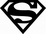 Black And White Superman Logo PNG Free Download | PNG Arts