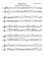 Waltz no.2 Shostakovich 2 violins (B) Sheet music for Violin | Download ...