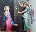 Anunciación del Arcángel Gabriel a la Santísima Virgen María ...