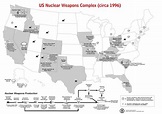 Map of US Nuclear Weapons Complex | DrRyanMc.com