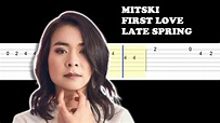 Mitski - First Love Late Spring (Easy Guitar Tabs Tutorial) - YouTube