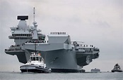 PICTURES: UK's Biggest Warship HMS Queen Elizabeth Sails Into ...