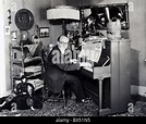 JEROME KERN (1885-1945) US composer with daughter Betty in 1945 Stock ...