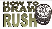 How to draw Rush (Doors) - YouTube