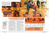 Wrestling sidebar | Yearbook design layout, Yearbook spreads, Yearbook ...