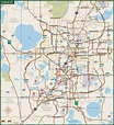 Orlando Metro Map | Digital Vector | Creative Force