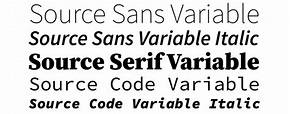 The Typekit Blog | New variable fonts from Adobe Originals
