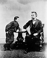 Thomas Lincoln And Abraham Lincoln by Bettmann