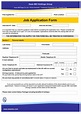 Free Printable Job Application Template