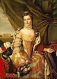 1765 or 1761 Queen Charlotte, when Princess Sophie Charlotte of Mecklenburg-Strelitz by Johann ...