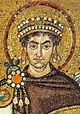 Justinian I The Great Byzantine Emperor. Roman Art Print Poster. 004736