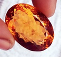 Orange Topaz Loose Gemstone Free Shipping 45.00 Ct Certified | Etsy