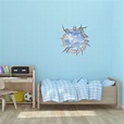 Wall Decals Hole in Wall Decal 3D Wall Sticker Broken Wall - Etsy