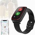 Smartwatch, 4 g Sturzerkennung, GPS-Tracker für ältere Menschen, Demenz ...