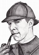 Sherlock Benedict Cumberbatch Drawing | Sherlock drawing, Sherlock ...