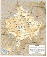 Kosovo province Map - Kosovo Serbia • mappery