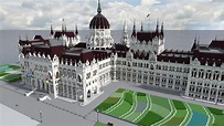 Hungarian Parliament - 2:1 Minecraft Map