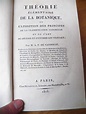 A.P de Candolle - Théorie élémentaire de la Botanique ou - Catawiki