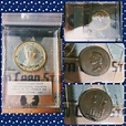 1970 Franklin Mint Presidential Treasury Franklin Pierce Silver Medals ...