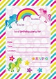 Birthday Party Invitations Printable